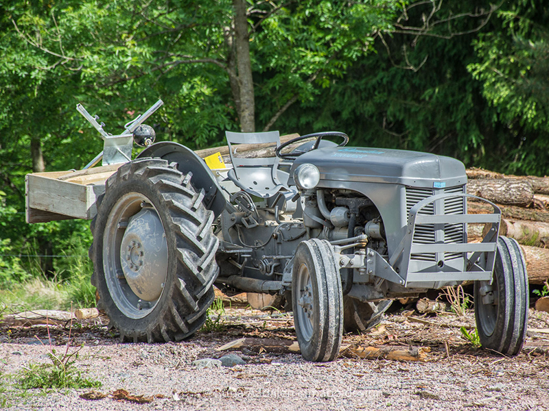 Gammel traktor